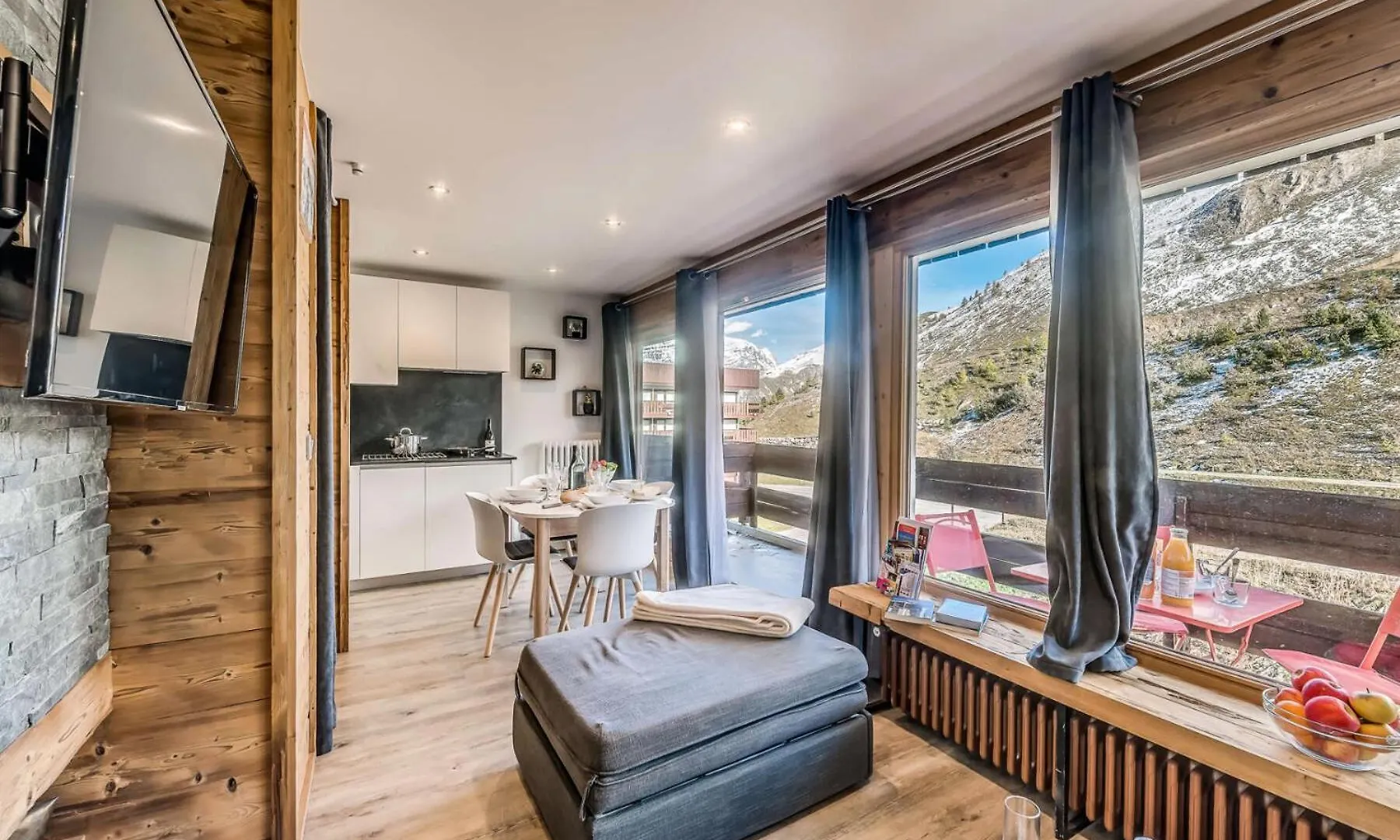 מלון דירות טיגנס Residence Pistes - Studio 4 Renove - Pied Des Pistes Mae-4648 צרפת